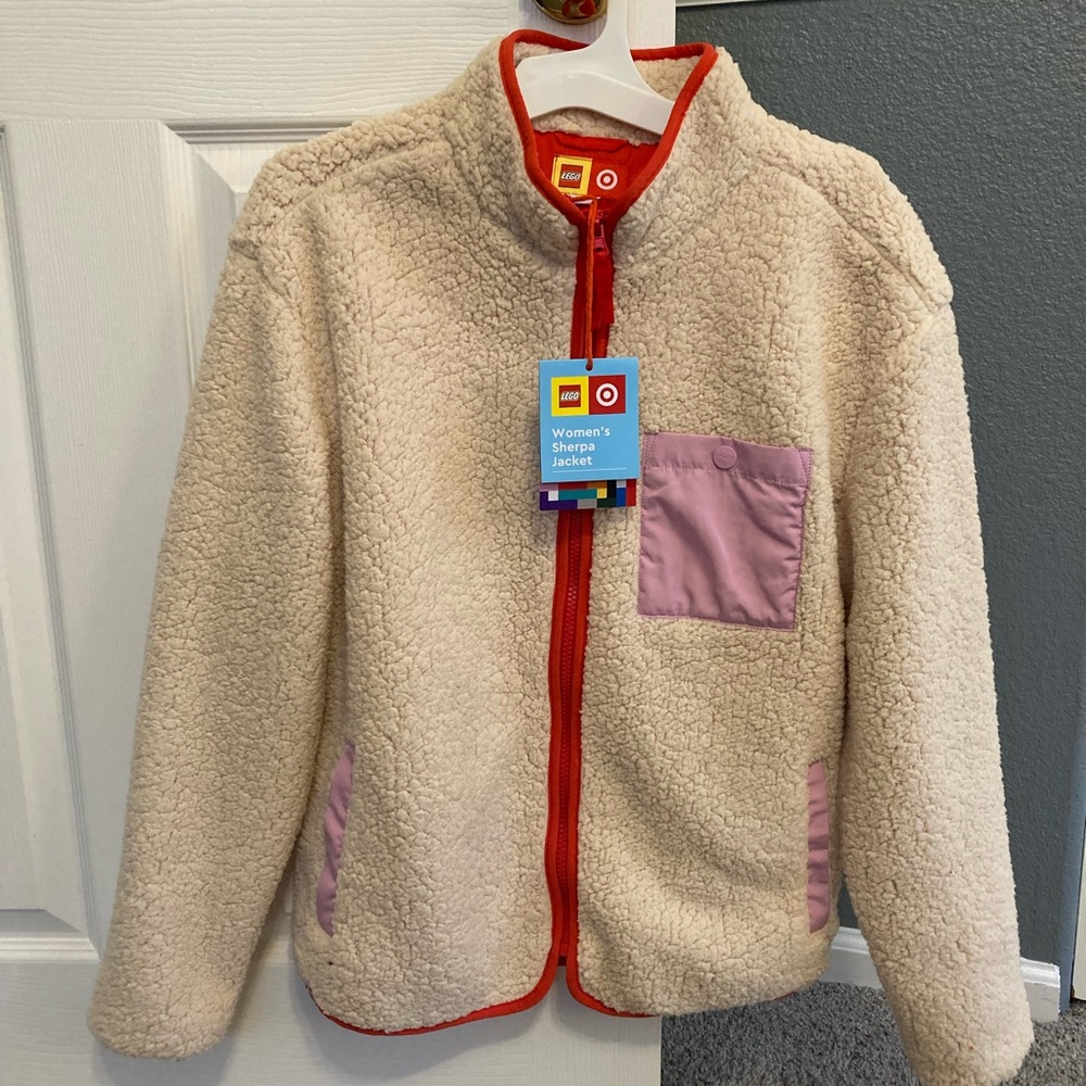 NWT Women’s Small Sherpa Jacket (Target x Lego)